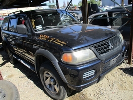 2002 MITSUBISHI MONTERO SPORT LS NAVY BLUE 3.0L AT 2WD 163757